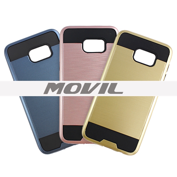 NP-2628 PU de TPU con ranura para tarjeta para Samsung Galaxy S6 Edge Plus-0